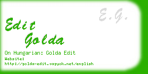 edit golda business card